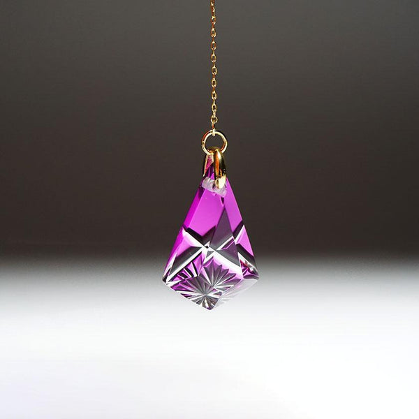 【ピアス】アメリカンピアス 星華 -seika- 2ヶ (金紫) | 切子 | 凛然