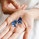 【ピアス】アメリカンピアス 星華 -seika- 2ヶ (青) | 切子 | 凛然