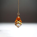 【ピアス】アメリカンピアス 星華 -seika- 2ヶ (琥珀) | 切子 | 凛然