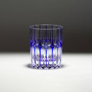 【ロックグラス】凛然 ‐rin zen- (青)｜切子