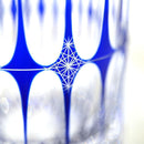 【ロックグラス】凛然 ‐rin zen- (青)｜切子