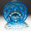 【グラス】冷酒グラス 銀湾の花-ginwan no hana- 空色 | 切子