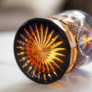 【ロックグラス】銀湾の花-ginwan no hana- 瑠璃オレンジ | 切子