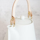 【美濃焼】晋山窯ヤマツ ティーポット＆ミニカップ 3点セット Voyage ブランネージュ