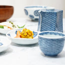 【酒瓶】五角 青海波 | 三川内焼 | 平戸松山窯