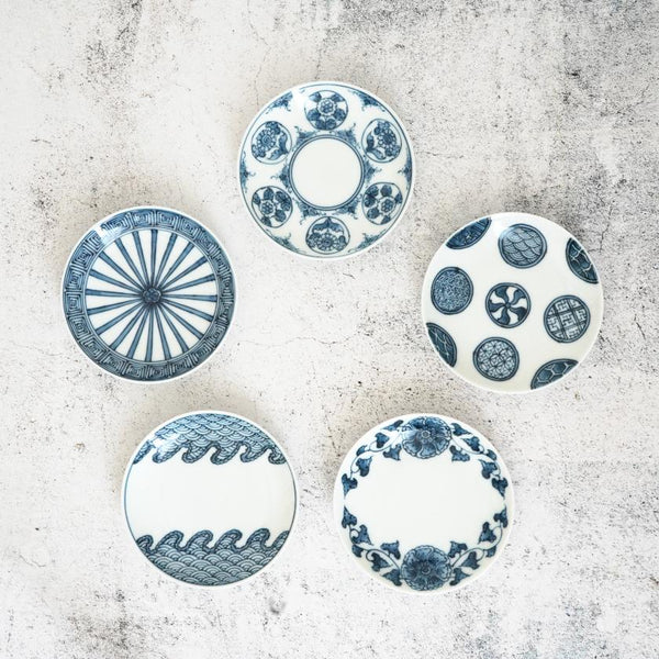 【お皿5枚セット】丸平小皿 | 三川内焼 | 平戸松山窯