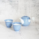 【茶器セット】急須&そり仙茶 (2ヶ) 平戸青海波 | 三川内焼 | 平戸松山窯