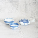 【茶器セット】平急須&さまし&丸平仙茶 平戸十草雷紋 | 三川内焼 | 平戸松山窯