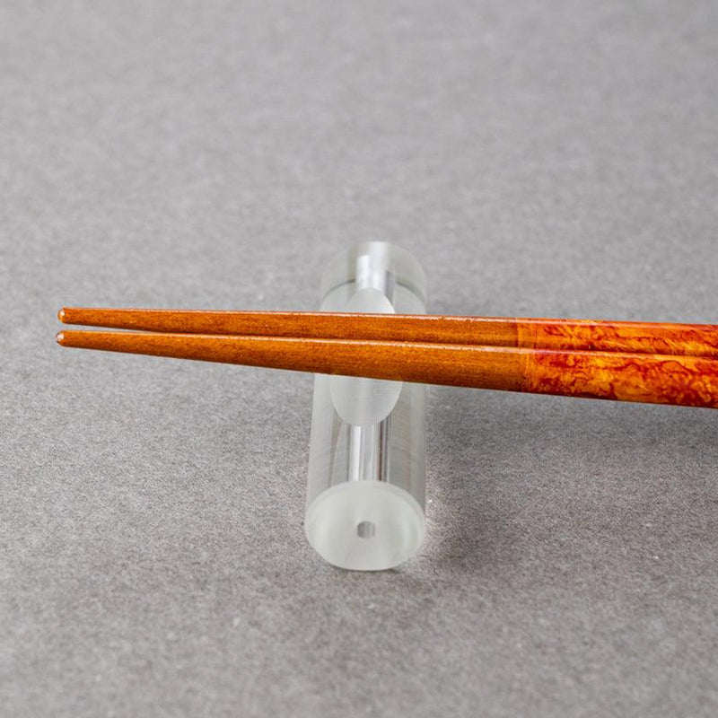 【箸】 彩筆 (紅葉) 箸置付 (22.5cm) | 筆描き