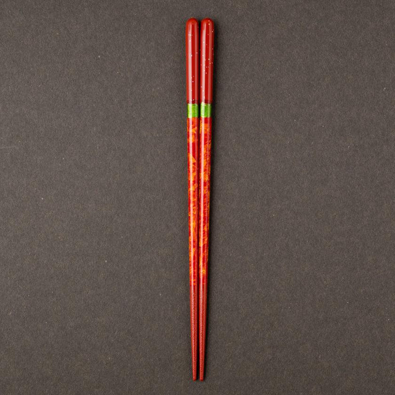 【箸】 ペア 夜空 箸置付 (22.5cm) | 筆描き