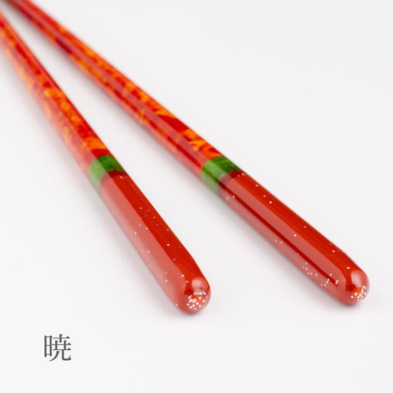 【箸】 ペア 夜空 箸置付 (22.5cm) | 筆描き
