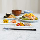 【輪島うるし箸 】橋本幸作漆器店 手描き蒔絵箸 花便り 黒 (1膳, 名入れ可)