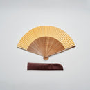 【扇子】女持 (6.5寸) 大短地オレンジうさぎ (扇子袋付) | 名古屋扇子 | 末廣堂