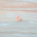 【アクセサリー】ウィローウッド柄 (ブローチ、ヘアクリップ、リング、ピアス 4点セット ) | つまみ細工