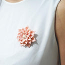 【アクセサリー】ウィローウッド柄 (ブローチ、ヘアクリップ、リング、ピアス 4点セット ) | つまみ細工