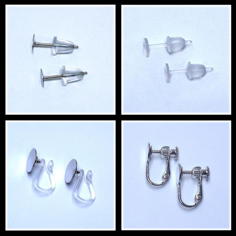 【ピアス】クロースフラワー 柑子 (こうじ) | つまみ細工