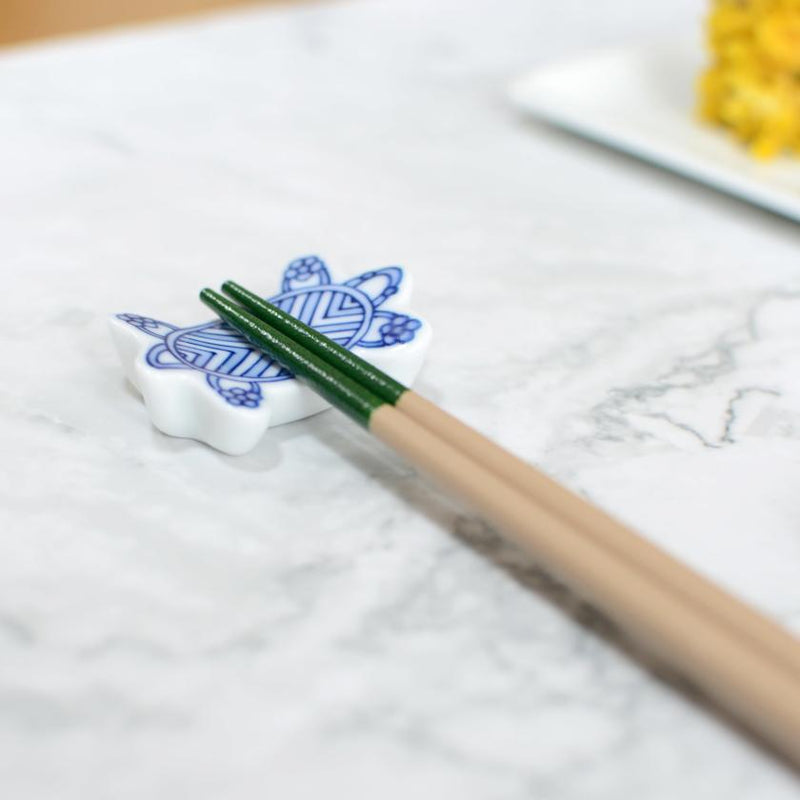 【漆 十八膳塗】十八膳 箸 こま 緑 (1膳)