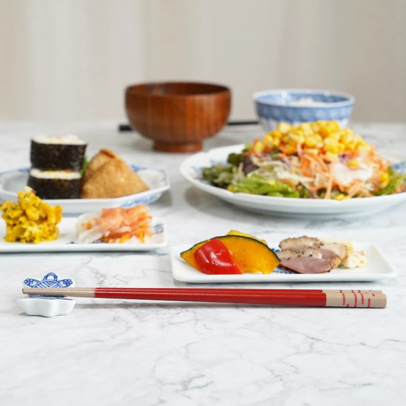 【漆 十八膳塗】十八膳 箸 風 朱 (1膳)