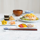 【漆 溜塗】十八膳 箸 だん 四段朱 (1膳)