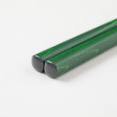 【漆 拭き漆 真塗】十八膳 箸 凛 ぎん・緑 (1膳)