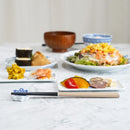 【漆 拭き漆 真塗】十八膳 箸 凛 ぎん・白 (1膳)