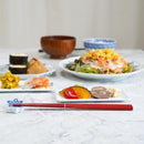 【漆 拭き漆 真塗】十八膳 箸 凛 あかがね・朱 (1膳)