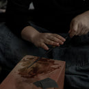 【漆 溜塗】十八膳 箸 だん 三段朱 (1膳)