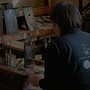 【漆 拭き漆 真塗】十八膳 箸 凛 ぎん・白 (1膳)