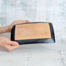 【皿】角プレート (M) 藍-indigo- | 大谷焼 | 大西陶器