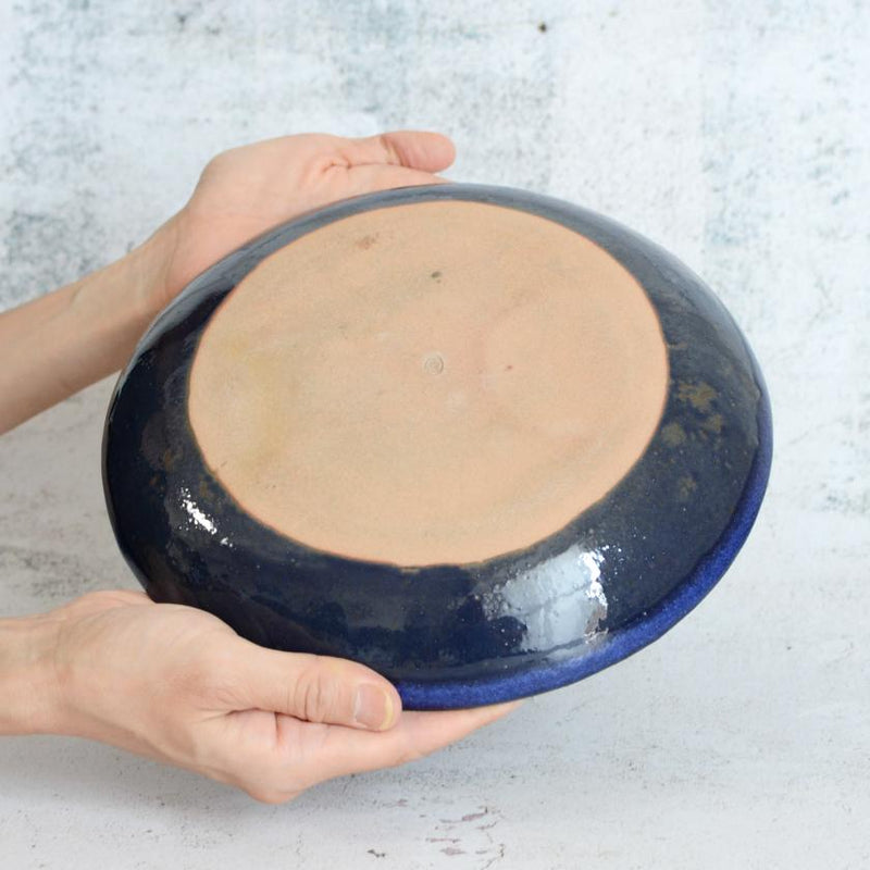【皿】カレー皿 藍-indigo- | 大谷焼 | 大西陶器