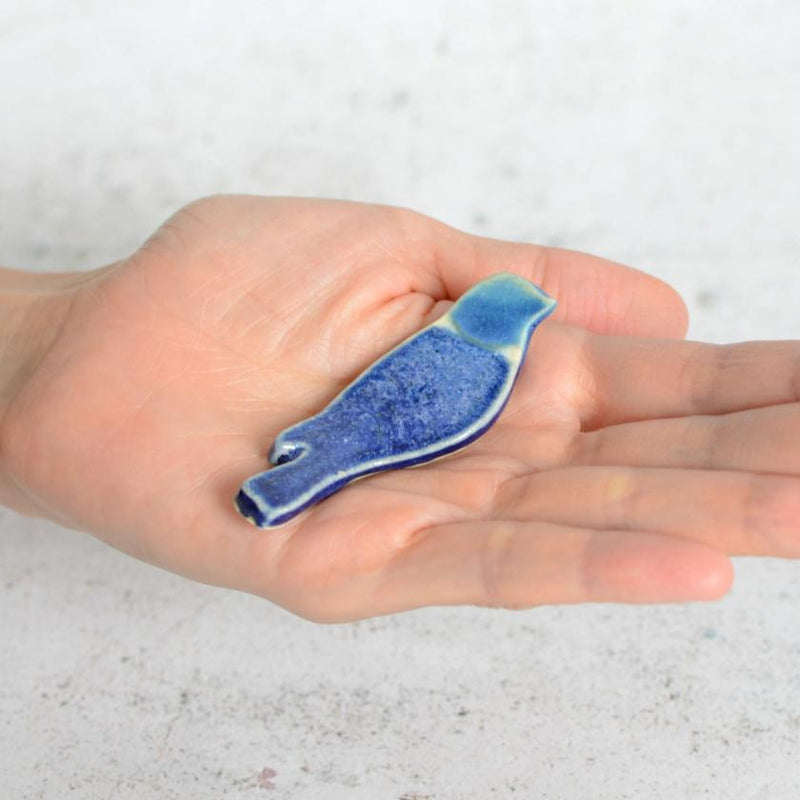 【箸置き】藍-indigo- 鳥 (2ヶ) | 大谷焼 | 大西陶器