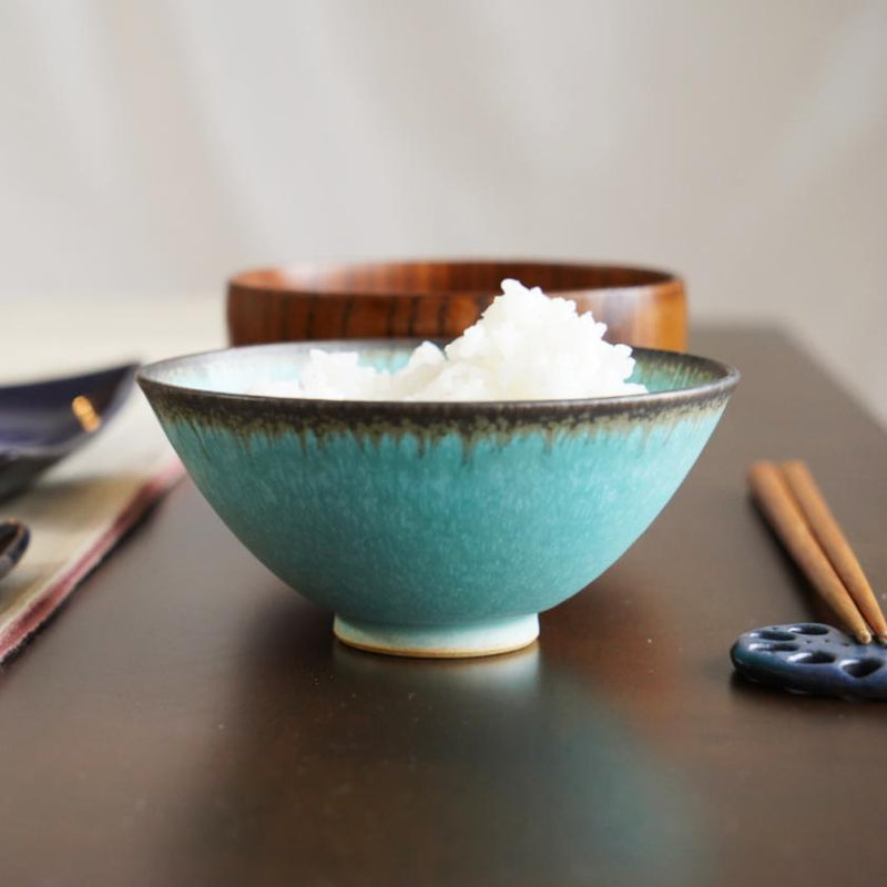 【茶碗】ターコイズブルー | 大谷焼 | OTANIYAKI tamura 1784