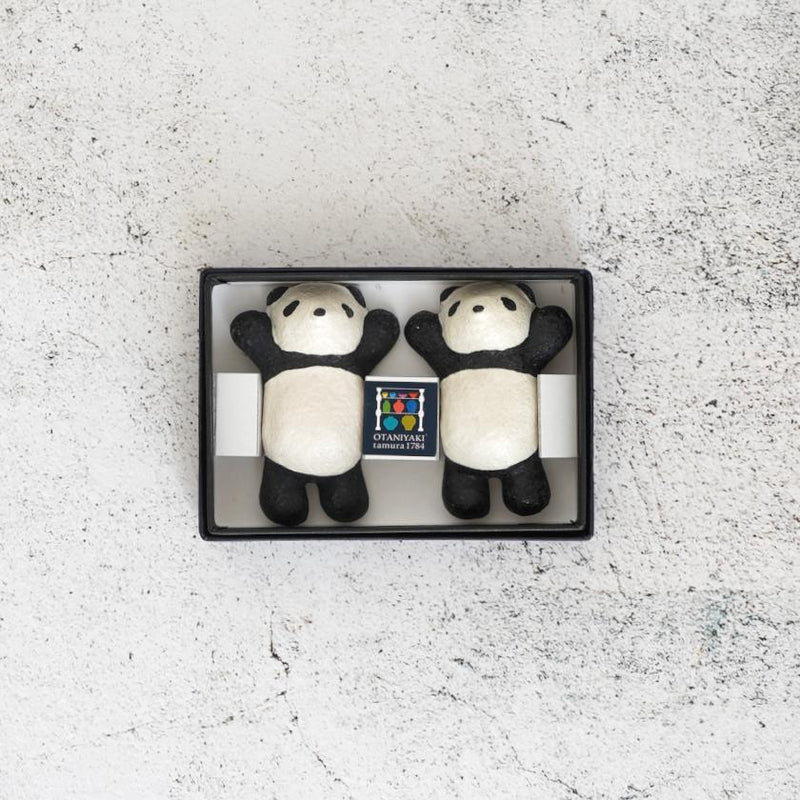 【箸置き】パンダ (2ヶ) | 大谷焼 | OTANIYAKI tamura 1784
