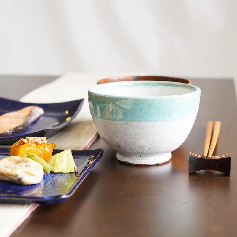 【大谷焼】梅里窯 令和茶碗 白唐津