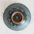 【大谷焼】梅里窯 昭和茶碗 瑠璃唐津