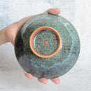 【大谷焼】梅里窯 昭和茶碗 碧緑唐津