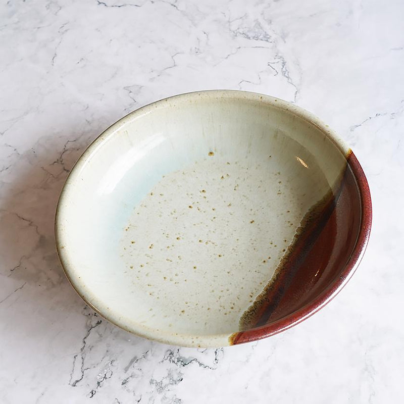 【大谷焼】森陶器 盛鉢 ツートンカラー (浅型)
