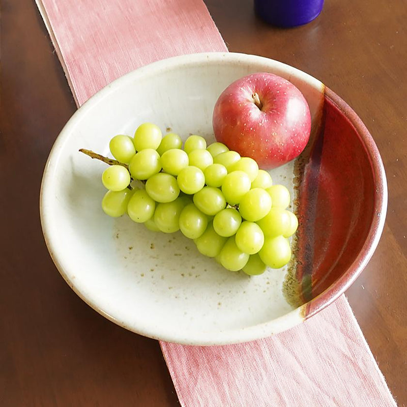 【大谷焼】森陶器 盛鉢 ツートンカラー (浅型)