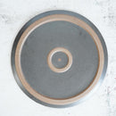 【大谷焼】森陶器 プレート皿 藍 (宇宙, 縁あり)