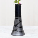 【大谷焼】森陶器 花瓶 藍かけ分け A (1点物)