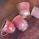 【大谷焼】佳実窯 コーヒーカップ & ソーサー 辰砂