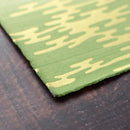 【はがき】雲 金 抹茶地 (1枚)｜唐紙