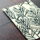 【はがき】松 濃い草 無地 (1枚)｜唐紙