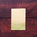 【はがき】水 雲母 抹茶地 (3枚)｜唐紙