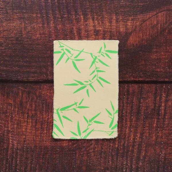 【はがき】笹 若竹 無地 (3枚)｜唐紙