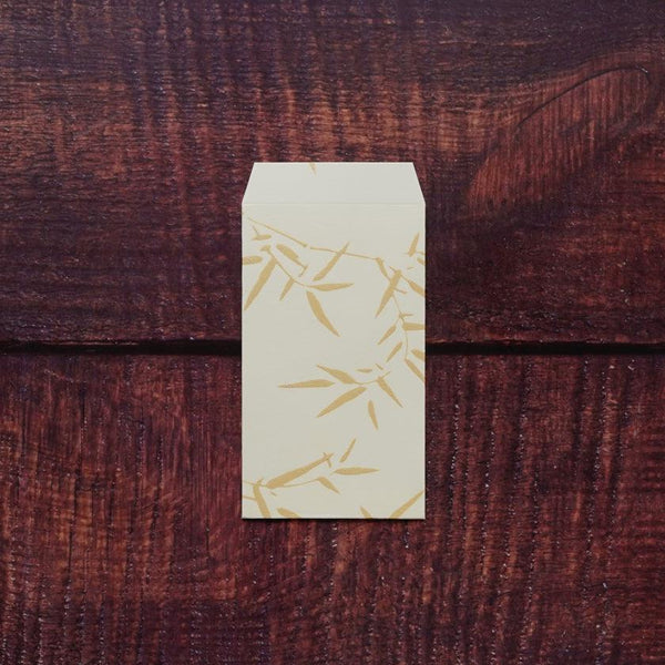 【ポチ袋】(大) 笹 金雲母 (2枚)｜唐紙