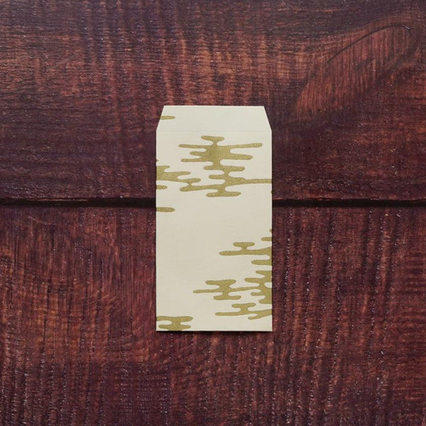 【ポチ袋】(大) 雲 金 (2枚)｜唐紙