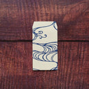 【ポチ袋】(大) 水 紺 (2枚)｜唐紙