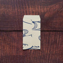 【ポチ袋】(大) 水 紺 (2枚)｜唐紙