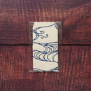 【ポチ袋】(大) 水 紺 (2枚)｜唐紙